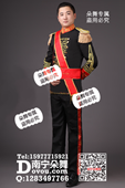 黑色英国威廉王子皇家卫队欧式男礼服