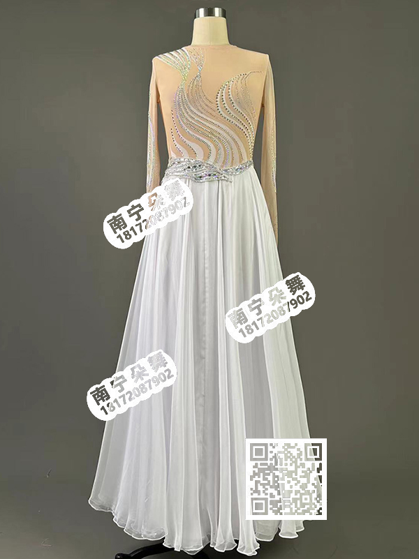 黄衣白裙条纹白色银梦男当代